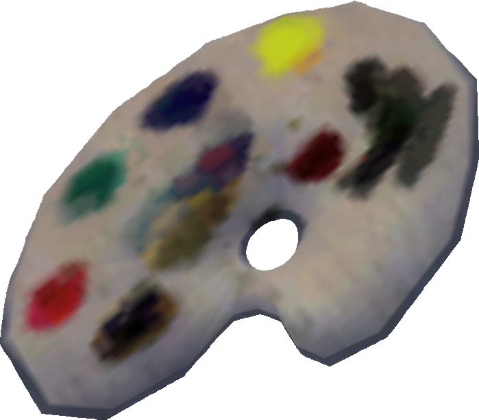 Paint Palette - Paint Palette Png (699x612), Png Download