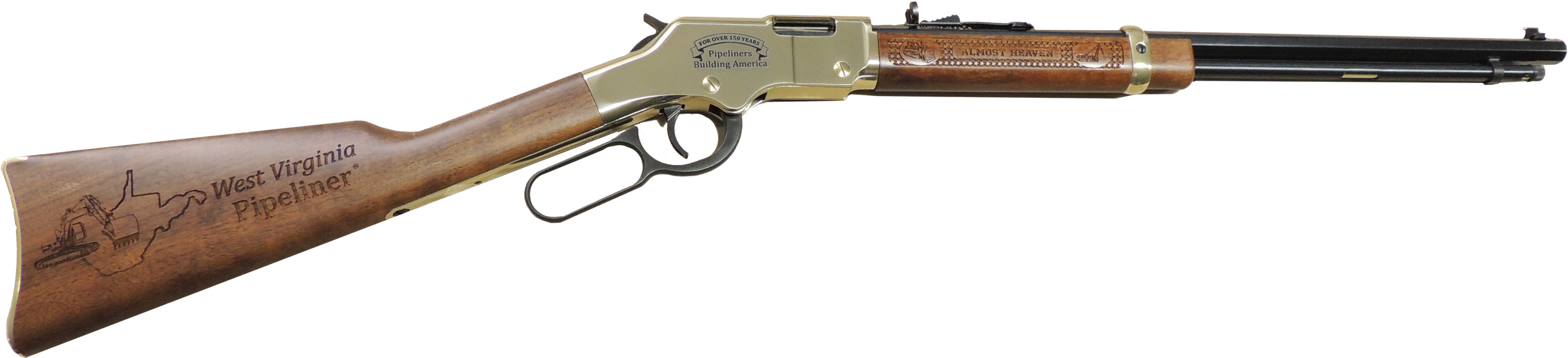 West Virginia Pipeliner® Rifles, Custom States Rifles, - Ver Pistola De Faroeste (2500x651), Png Download