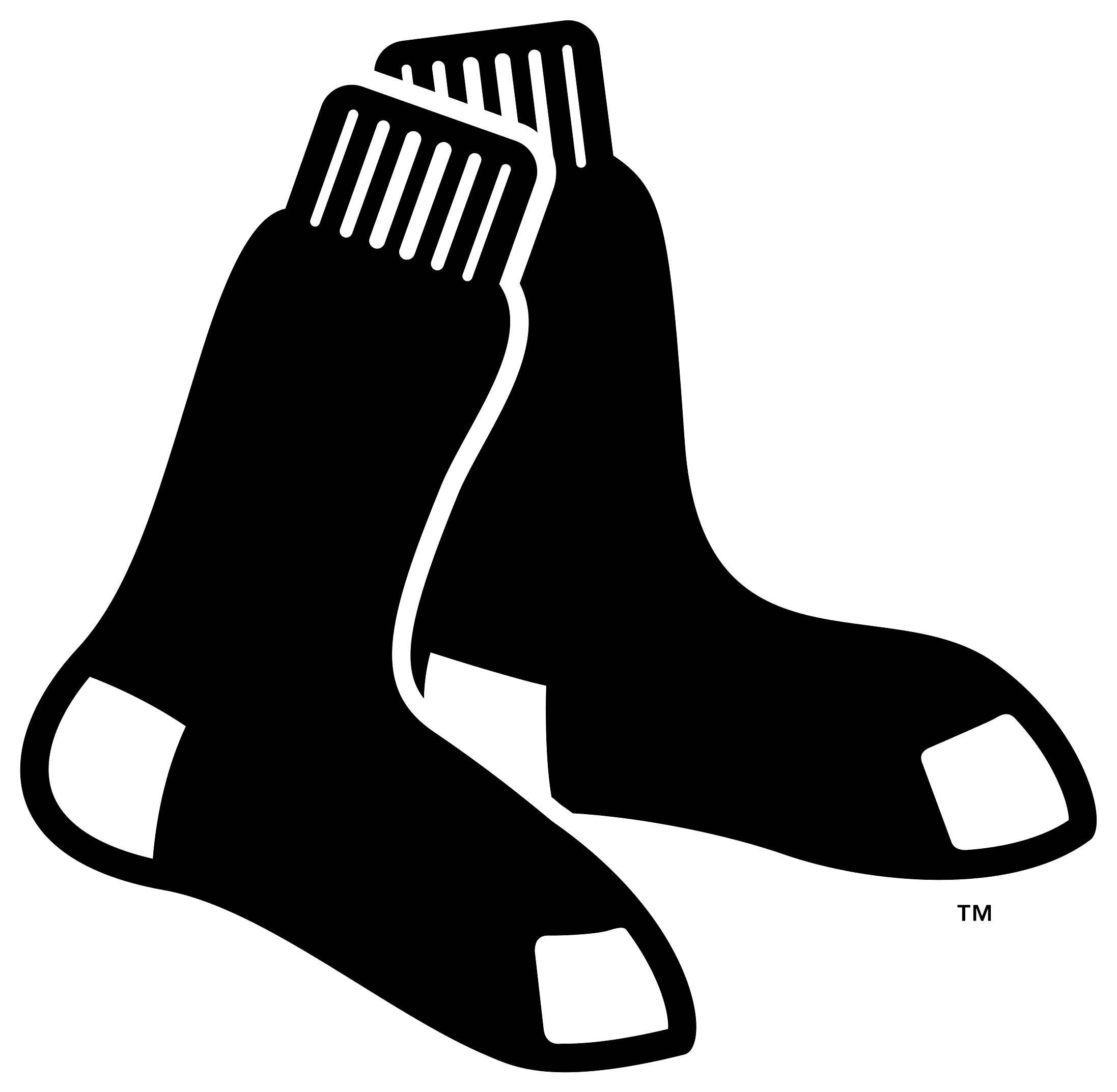Boston Red Sox Silhouette (2400x2400), Png Download