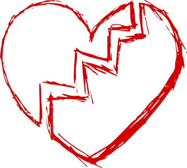 The Best Way To Deal With Heart Break The Freedom Post - Broken Heart Png (606x544), Png Download