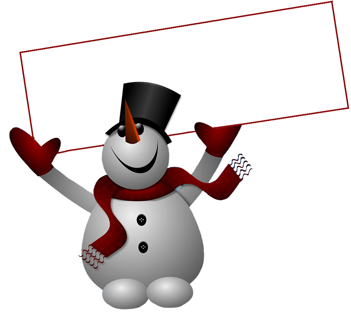 Snowman - Merry Christmas Winter Snowman. Banner (768x702), Png Download