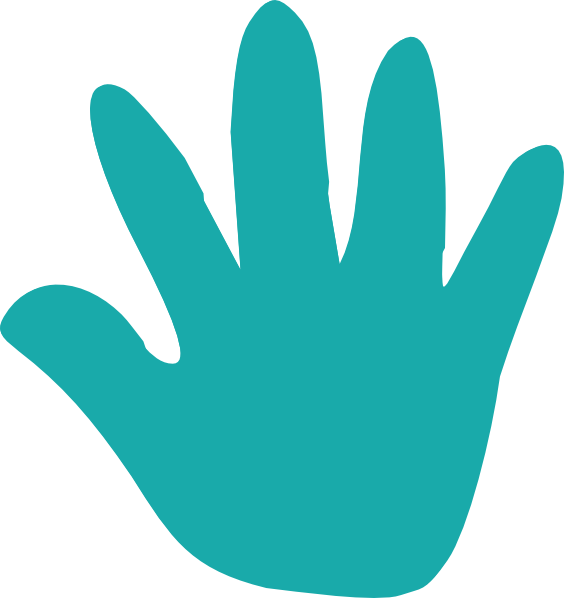 Hand Clipart Left Hand - Clip Art (564x598), Png Download