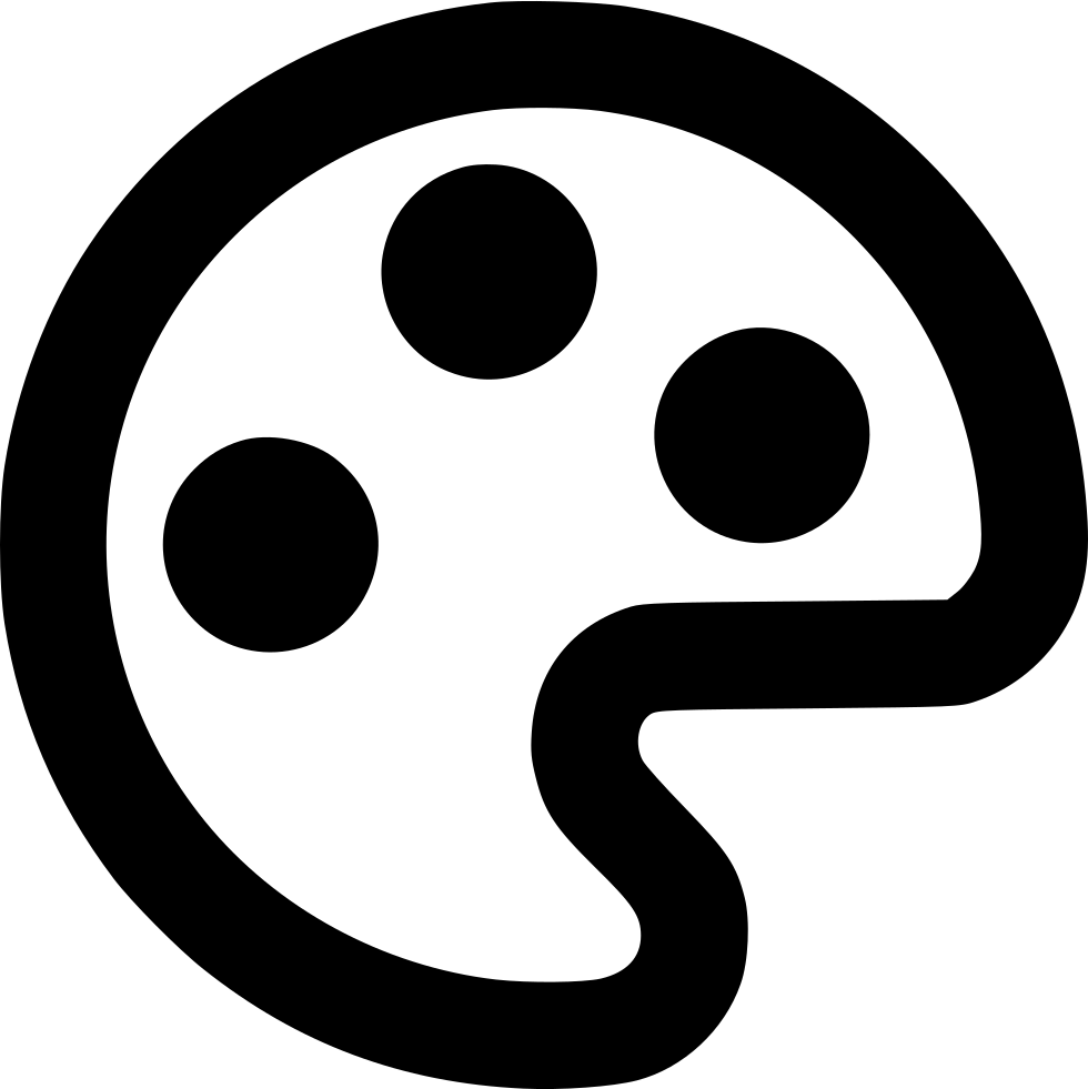 Paint Palette - - Palette (980x981), Png Download