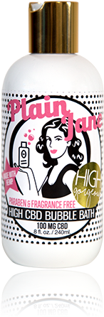 Hemp Gorgeous Plain Jane 4oz Cbd Bubble Bath 100mg - Cosmetics (499x499), Png Download