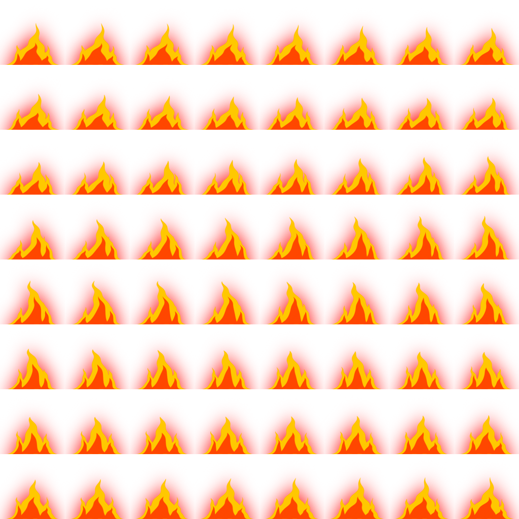 Fire 01c - 2d Fire Sprite Sheet (1024x1024), Png Download