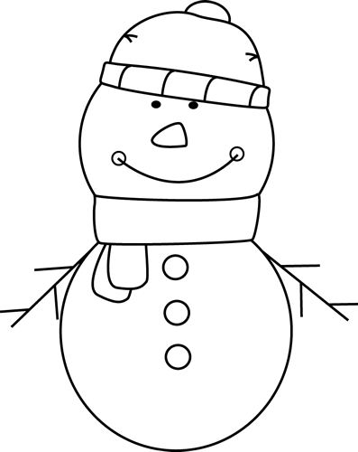 Blank Snowman Cliparts Snowman Clip Art Black And White Full Size Png Download Seekpng