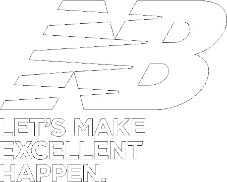 Rmr - White New Balance Logo Png (450x361), Png Download
