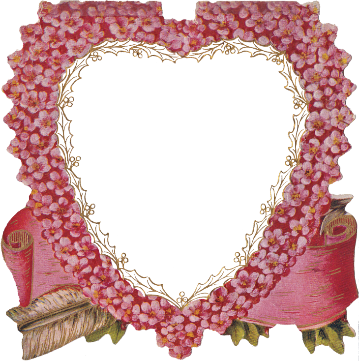 Wings Of Whimsy - Heart Frame Transparent Background (730x734), Png Download