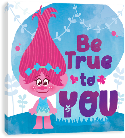 Be True To You Poppy - Trolls Canvases By Entertainart - Trolls 'be True (500x500), Png Download