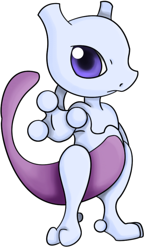 Pin By Taylor Aurty On Mewtwo - Mewtwo Chibi (685x978), Png Download
