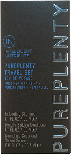 Travel Pureplenty® Regimen For Fine/thinning Hair - Intelligent Nutrients Pureplenty Organic Hair Care (470x600), Png Download