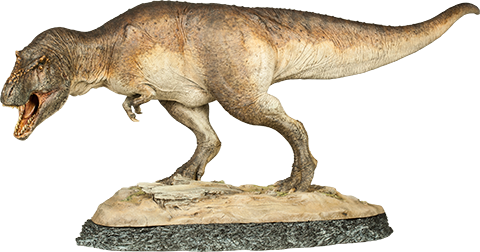 Dinosauria Statue T-rex - T-rex: The Tyrant King Dinosauria Statue (480x252), Png Download