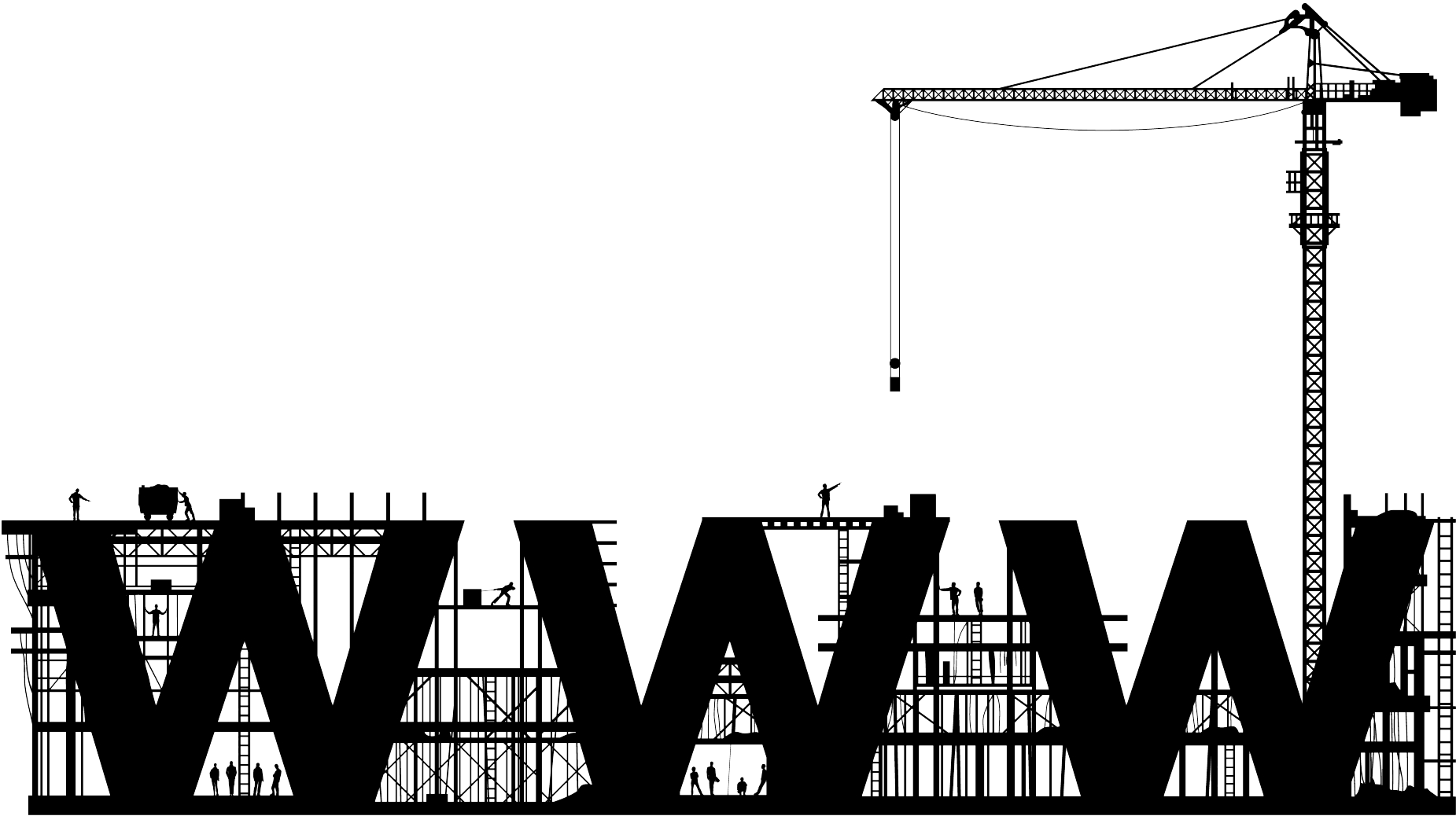 Site Under Construction - Website Under Construction (1851x1038), Png Download