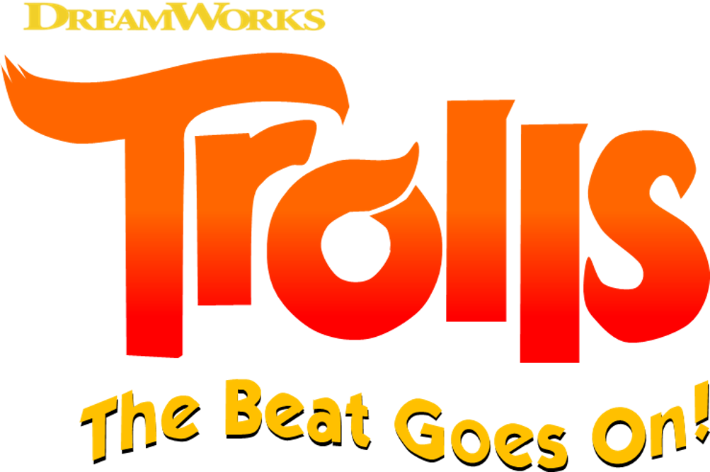 Dreamworks Trolls Characters Png - Trolls The Beat Goes On Logo (1003x667), Png Download