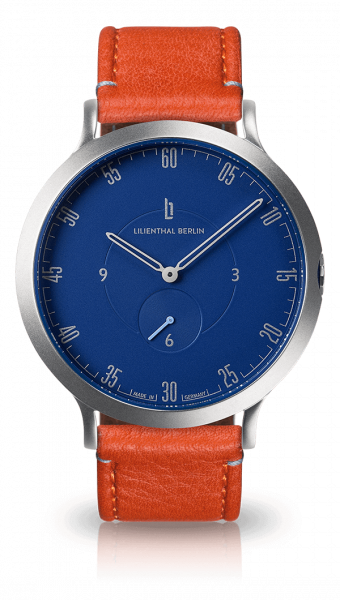 Silver Blue Flame - Lilienthal Berlin - Wrist Watch For Both Men (340x600), Png Download