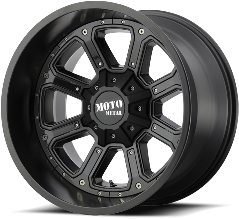 Moto Metal Mo984 Matte Black W/ G Blk Inserts - Moto Metal 984 Wheels (500x500), Png Download