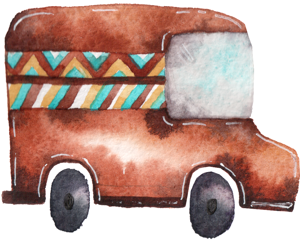 Este Gráficos Es Pintado A Mano De Un Auto Marrón Png - Illustration (1024x822), Png Download