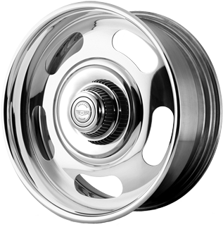 327 P Rally Fully Polished - Old School Muscle Wheels (350x350), Png Download