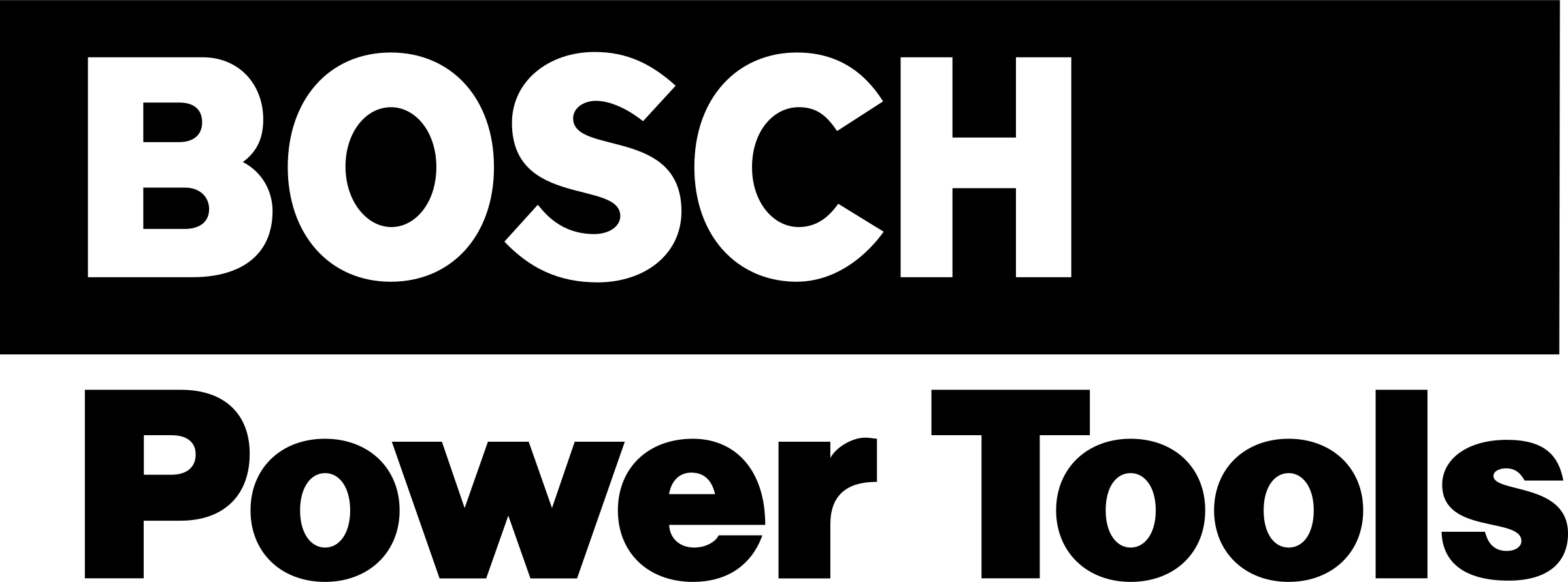 Bosch Power Tools Logo Png Transparent - Bosch Power Tools Logo (2400x892), Png Download