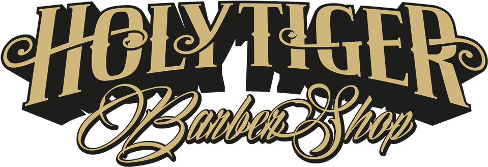 Traditional Barber Pole Logo (1000x369), Png Download