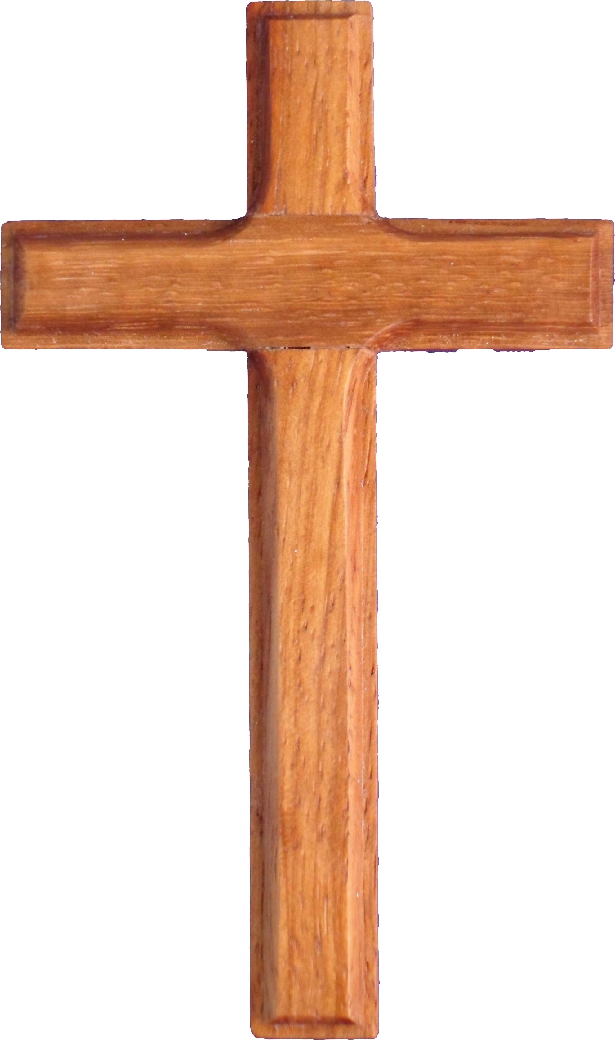 Christian Cross Png - Wooden Cross (1983x3354), Png Download