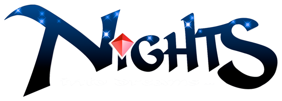 Sega Saturn Log Sega Logo Png - Nights Into Dreams (640x260), Png Download