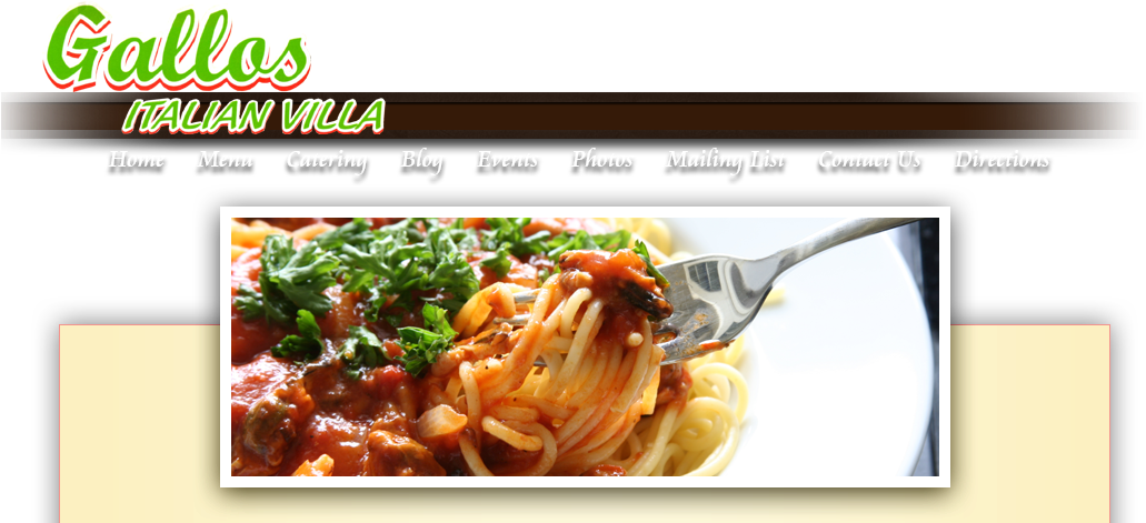 At Gallo's Italian Villa, We Are Committed To Satisfying (1050x513), Png Download