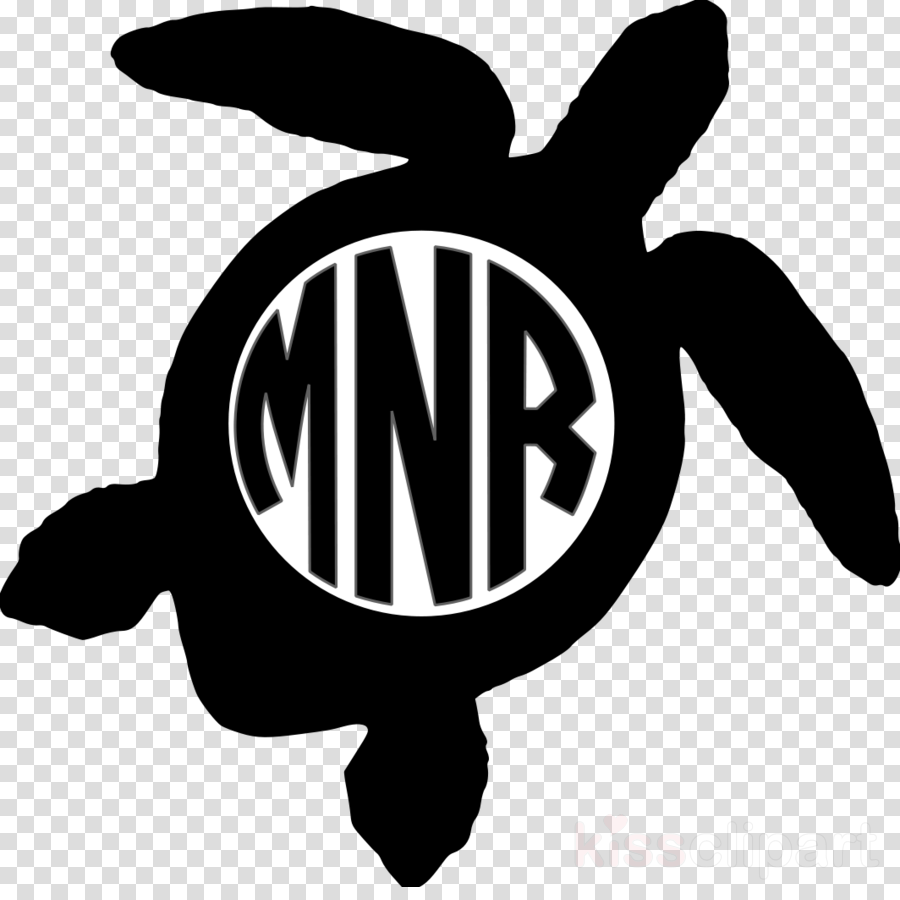 Sea Turtle Monogram Clipart Turtle Tumbler Logo (900x900), Png Download