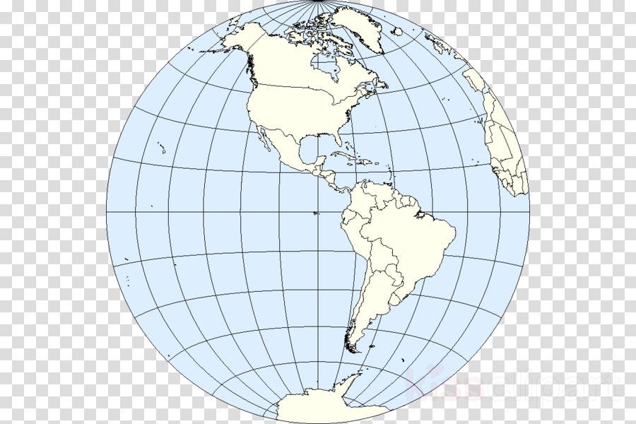 Western Hemisphere Png Clipart Southern Hemisphere (900x600), Png Download