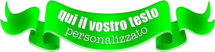 Green Ribbon With Custom Text (700x825), Png Download