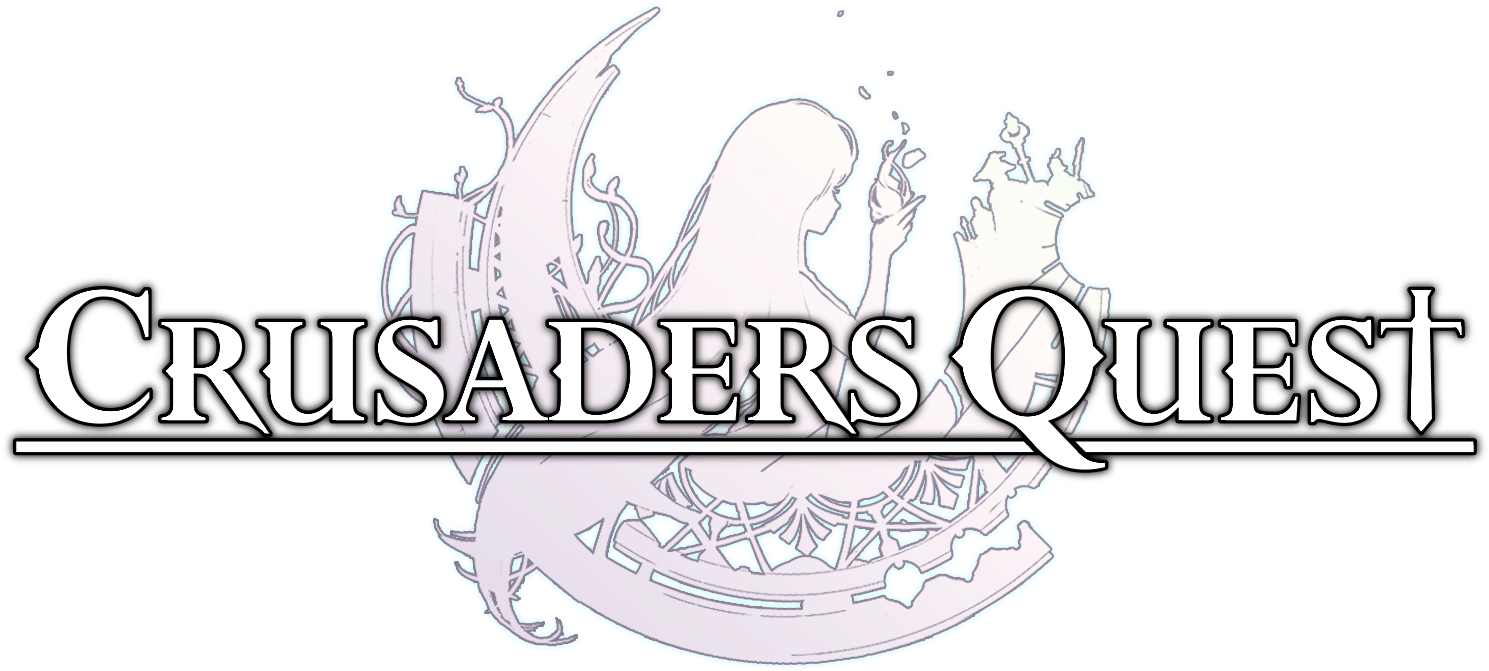 Crusaders Quest Logo (1775x767), Png Download