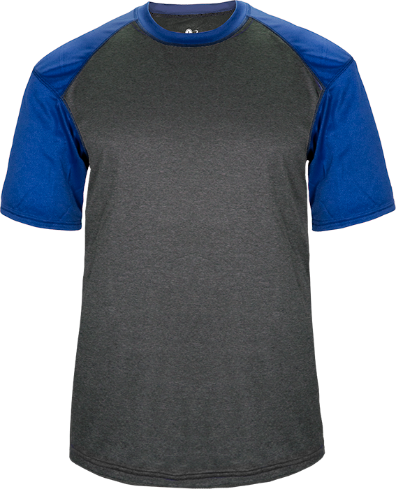 Badger Men 039 S Heather Sport Shirt (567x700), Png Download