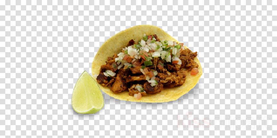 Taco De Pastor Png Clipart Korean Taco Carnitas (900x450), Png Download