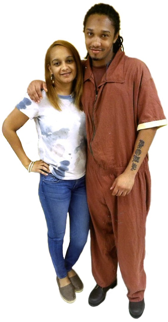 Julian Dan With His Aunt, Alisha Cartair, At Sci Graterford (600x1086), Png Download