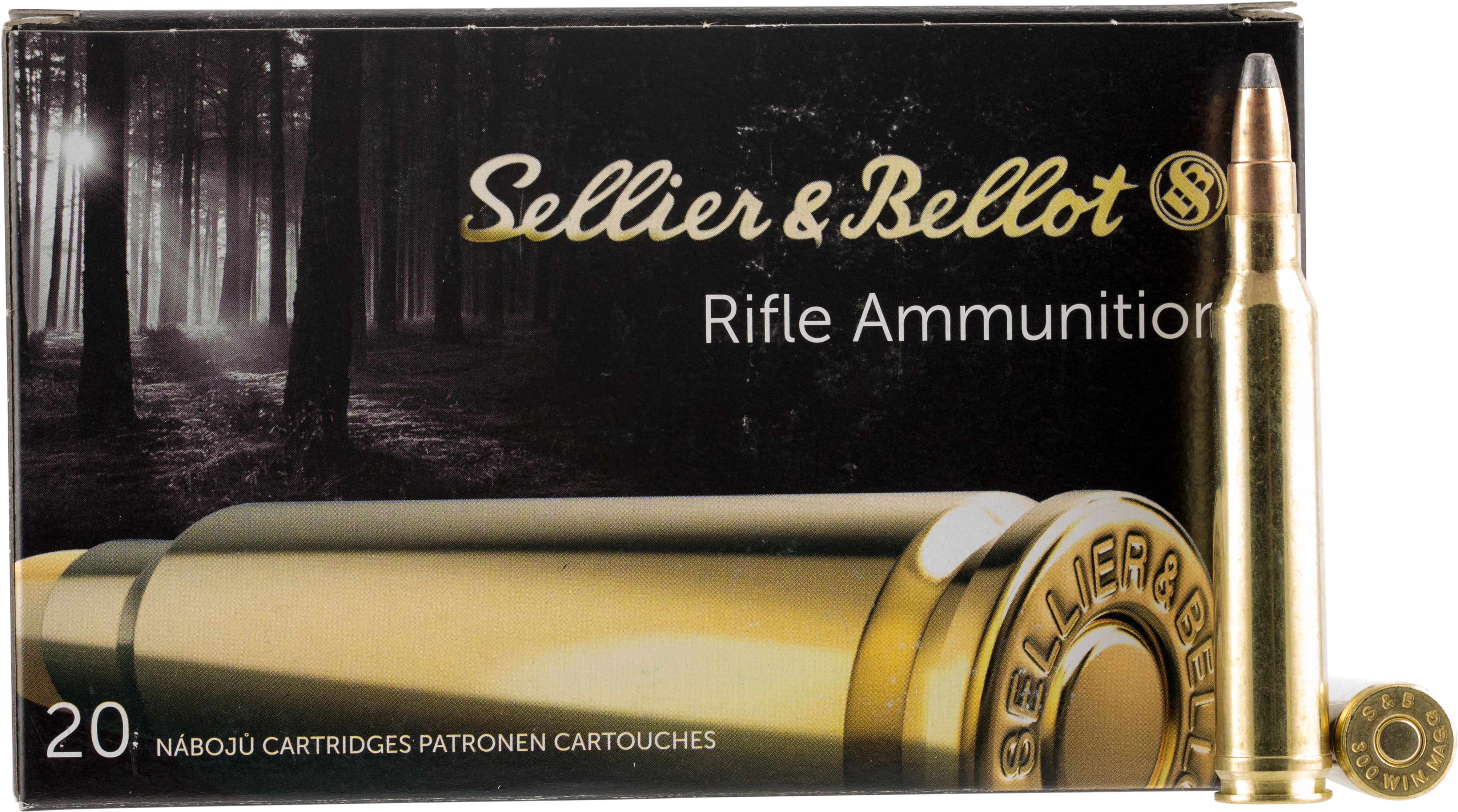 Sellier & Bellot Sb300b Rifle Hunting 300 Win Mag 180 (5130x3492), Png Download