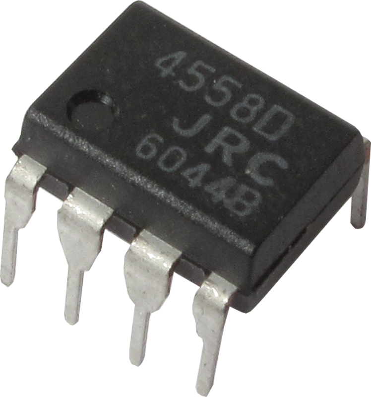 4558, Dual Op-amp Image (748x800), Png Download