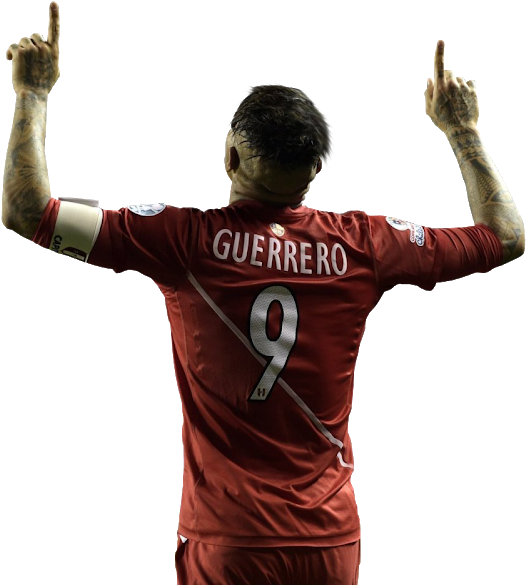 Paolo Guerrero (623x640), Png Download
