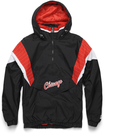Homage X Starter Chicago Bulls Pullover Jacket Http (600x600), Png Download