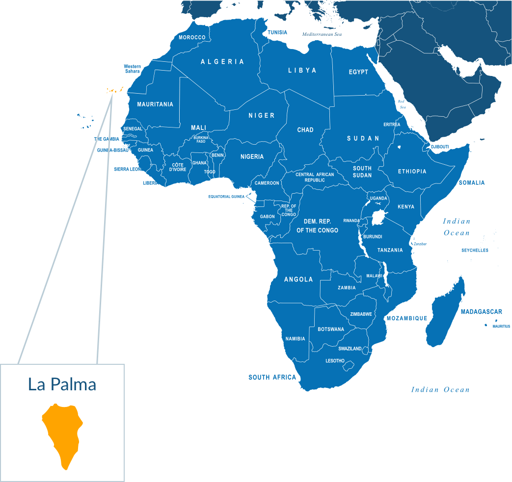 Parcel Delivery To La Palma (1043x983), Png Download
