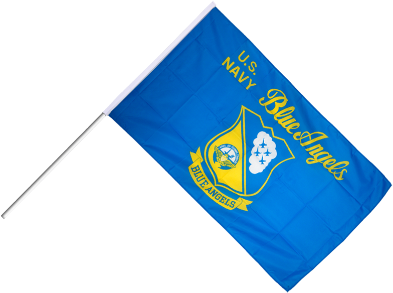 Us Navy Blue Angels 3ft X 5ft Nylon Flag (800x800), Png Download