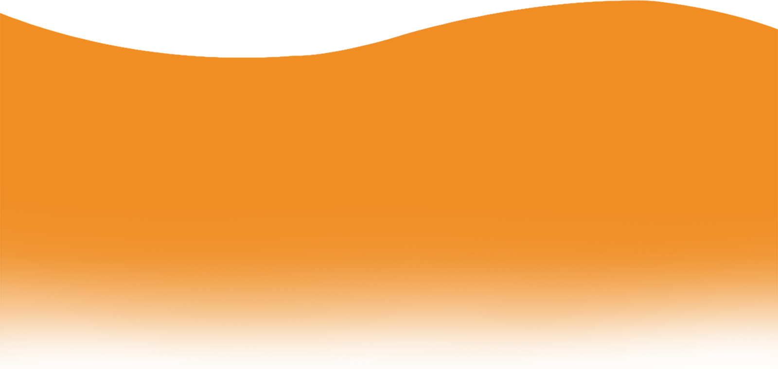 Onda Laranja Png (1600x760), Png Download