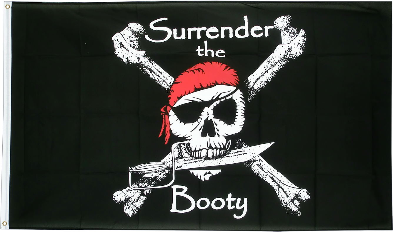 Pirate Surrender The Booty (1500x1000), Png Download