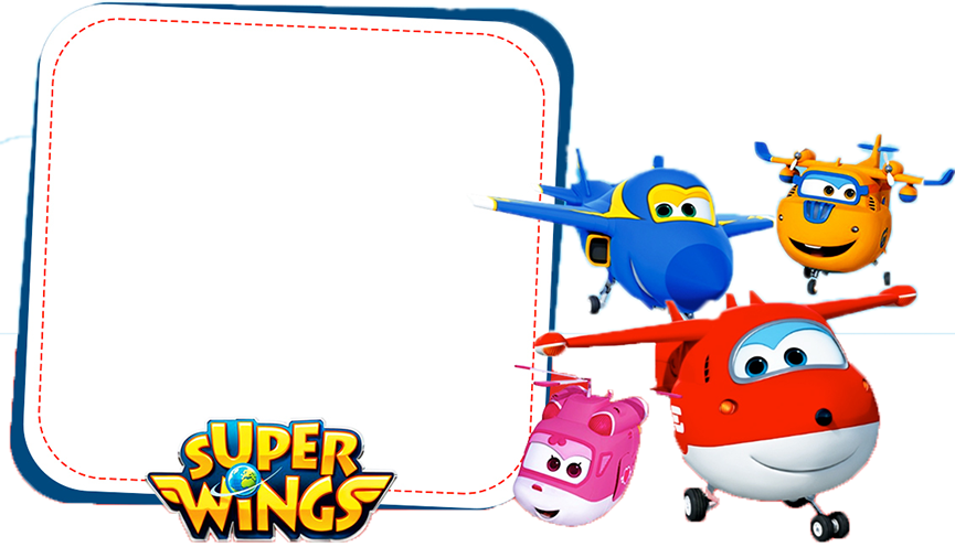 Moldura Super Wings Png (865x496), Png Download