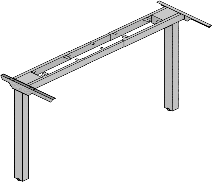 Kinex Benching Fixed Column Leg (1200x1200), Png Download