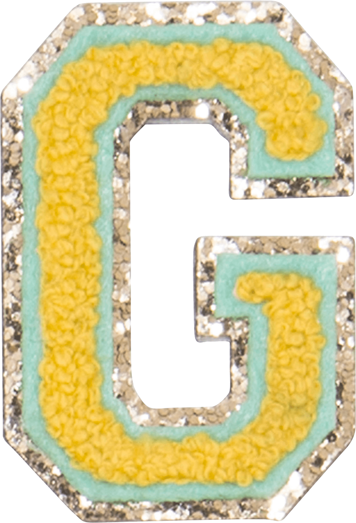 Luxe Yellow Varsity Letter Patches (1183x1735), Png Download
