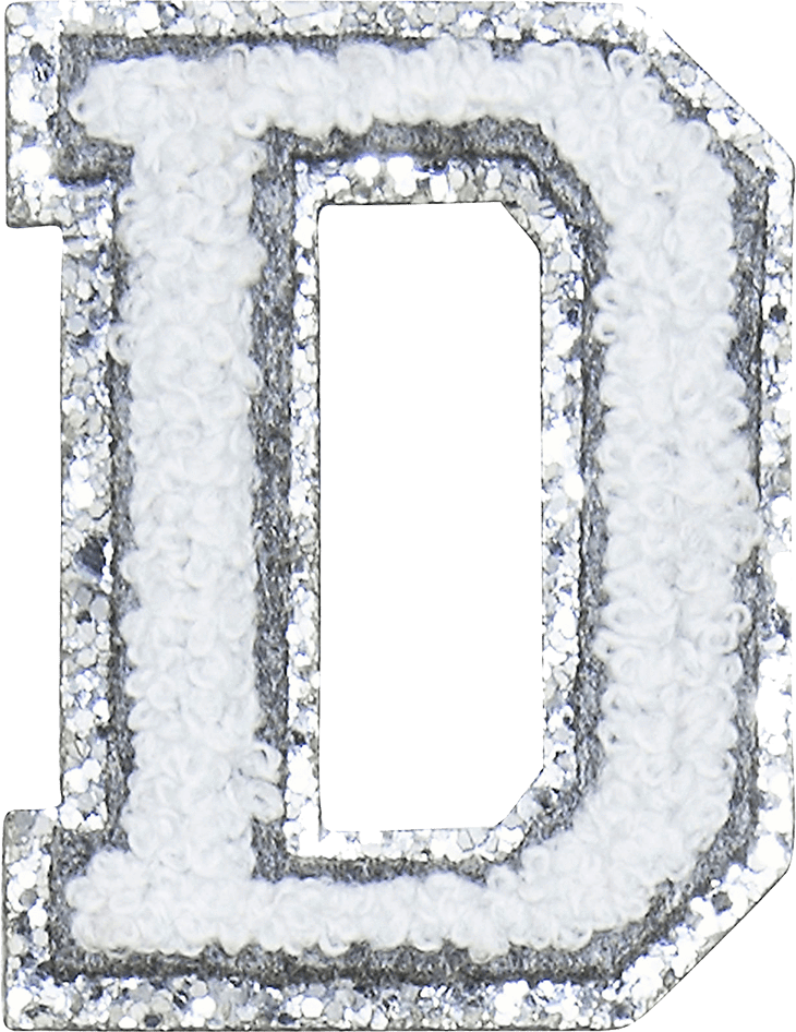 Luxe White Varsity Letter Patches Stoney Clover Lane (730x946), Png Download