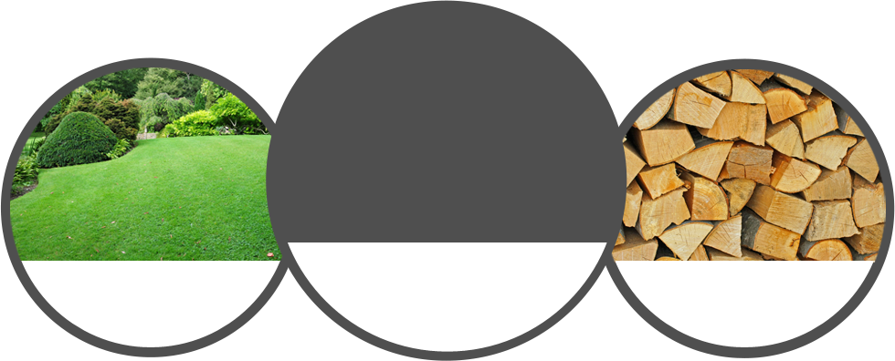 Landscaping That Was Done Recently And Firewood Ready (980x396), Png Download