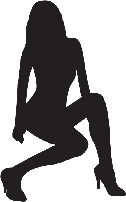 Silhouette Femme Sexy 26 (444x700), Png Download