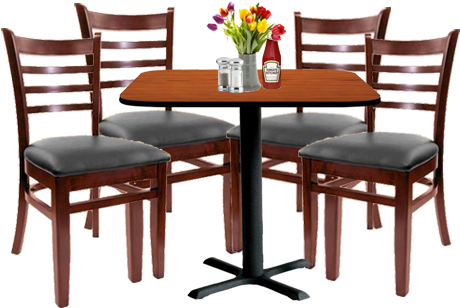 Restaurant Table Transparent Png (460x460), Png Download