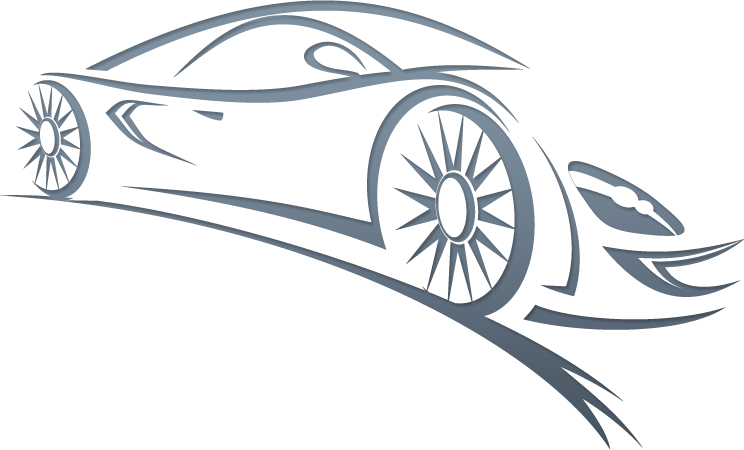 Cleveland Auto Show Car Logo Png - Black And White Car Parts (744x450), Png Download
